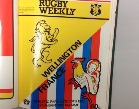 Wellington against international teams: versus France 1979